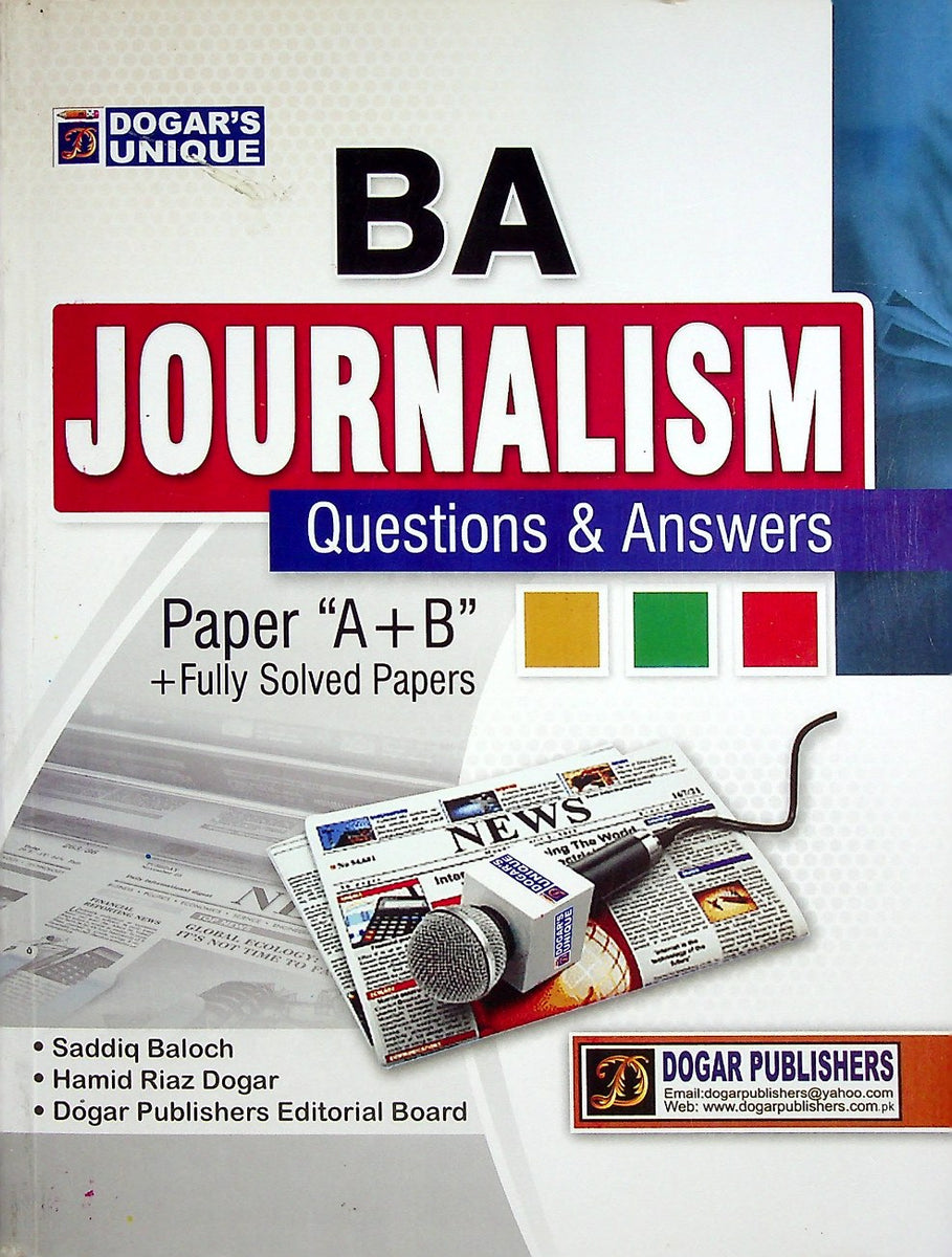 B.A Journalism Up To Date Key Book – Iftikhar Book Depot