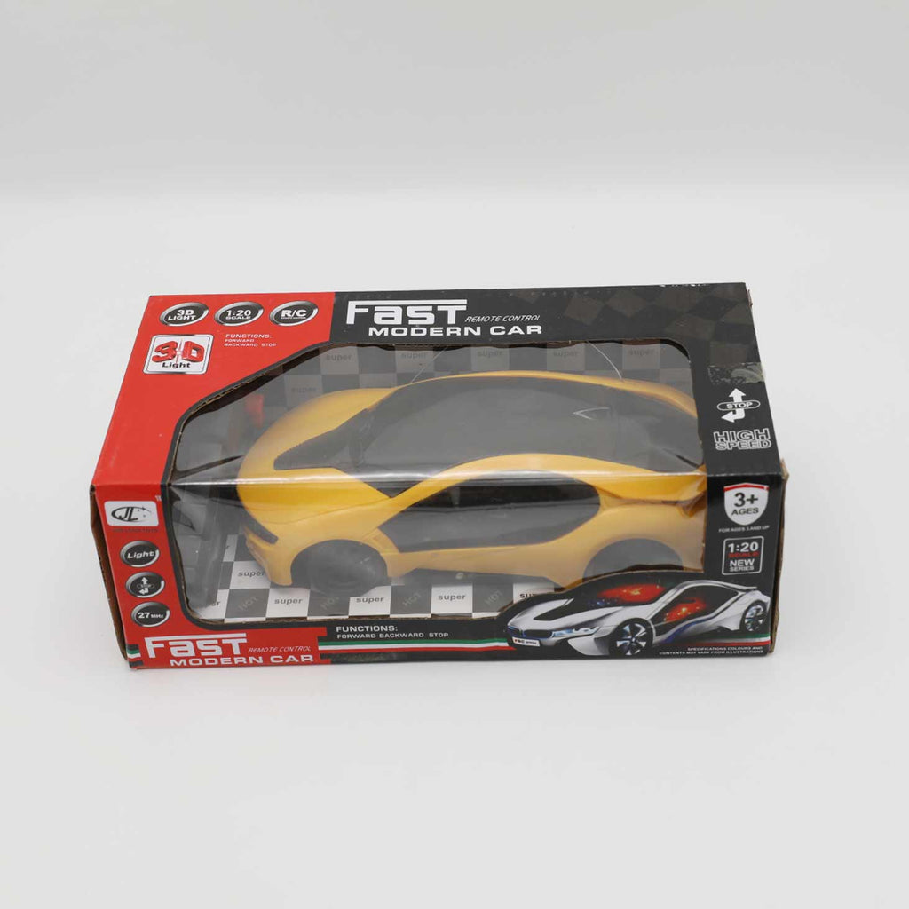 Fast Car 3D Light Yellow Rs 1200