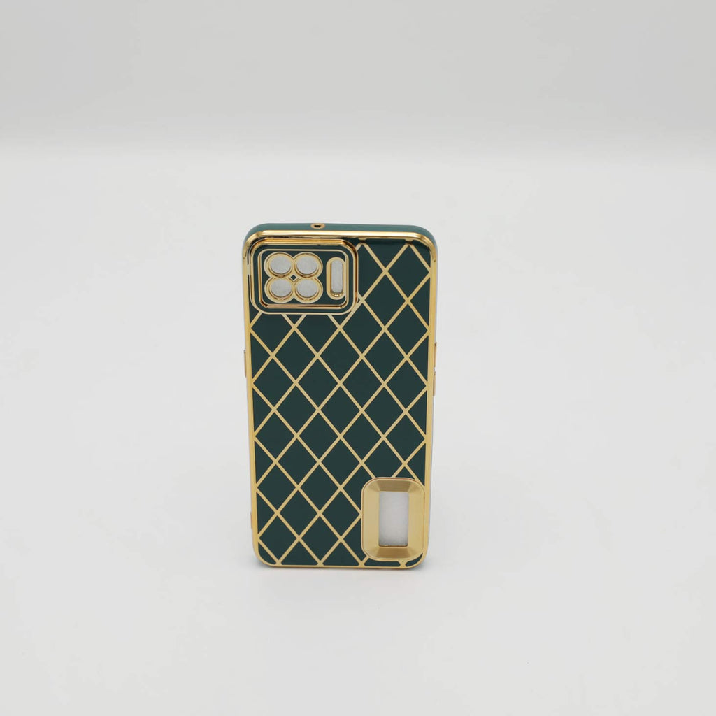 Oppo Mobile Pouch F17 Fancy Chrome Green Rs 500