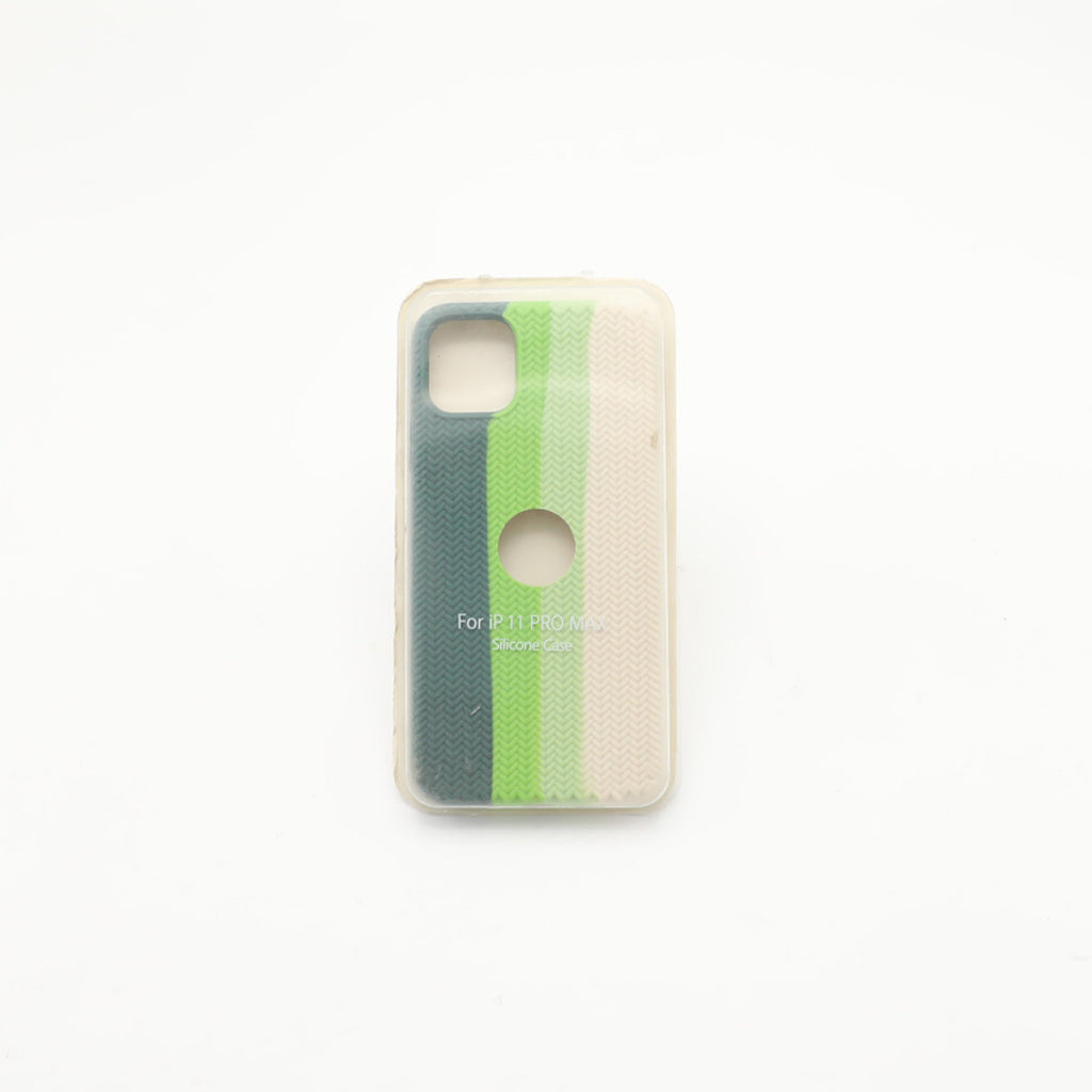 Iphone 11 Pro Max Silicone Mobile Pouch Green Colorful Rs 600