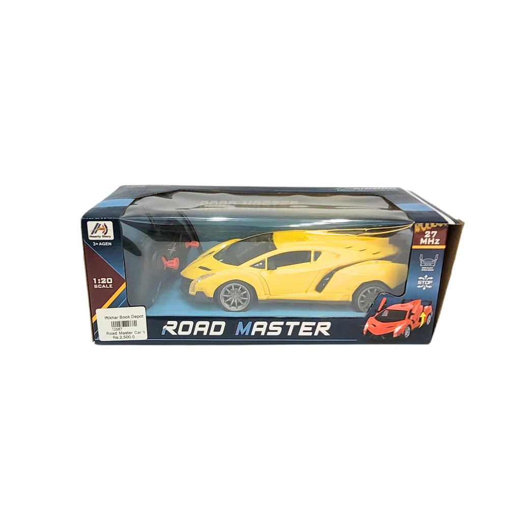 Vibrant Yellow RC Car No 38-16A