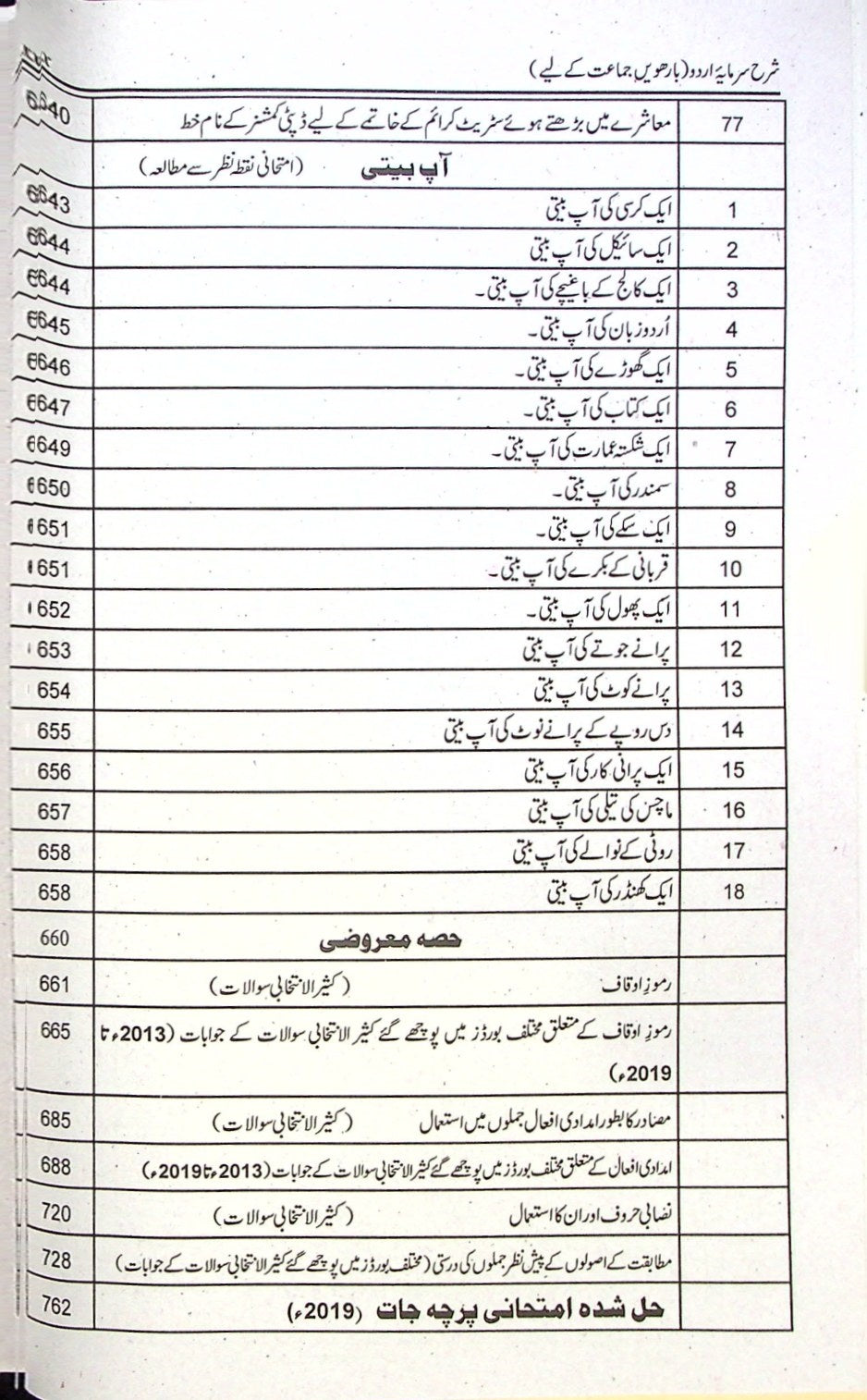 Sharah Sarmaya E Urdu Intermediate Part 2 – Iftikhar Book Depot